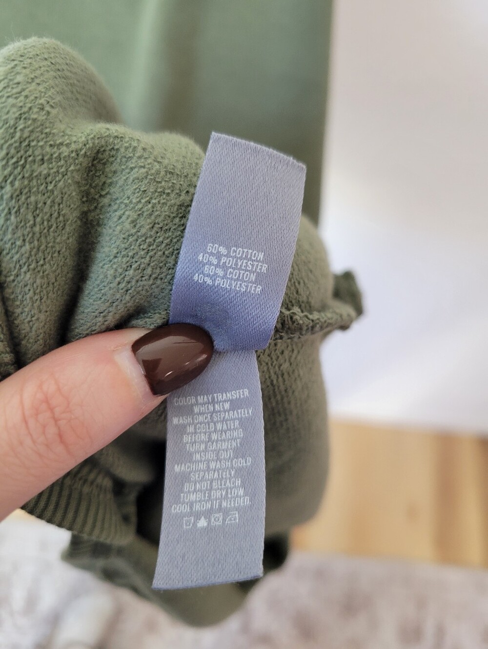Aerie Womens XS Army Green Tunic Tank Racerback Soft Lounge Athleisure Top - Picture 5 of 7